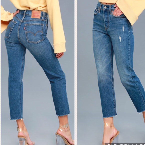 Levi's Denim - Levi’s 501 high waisted dark wash ankle jeans sz26